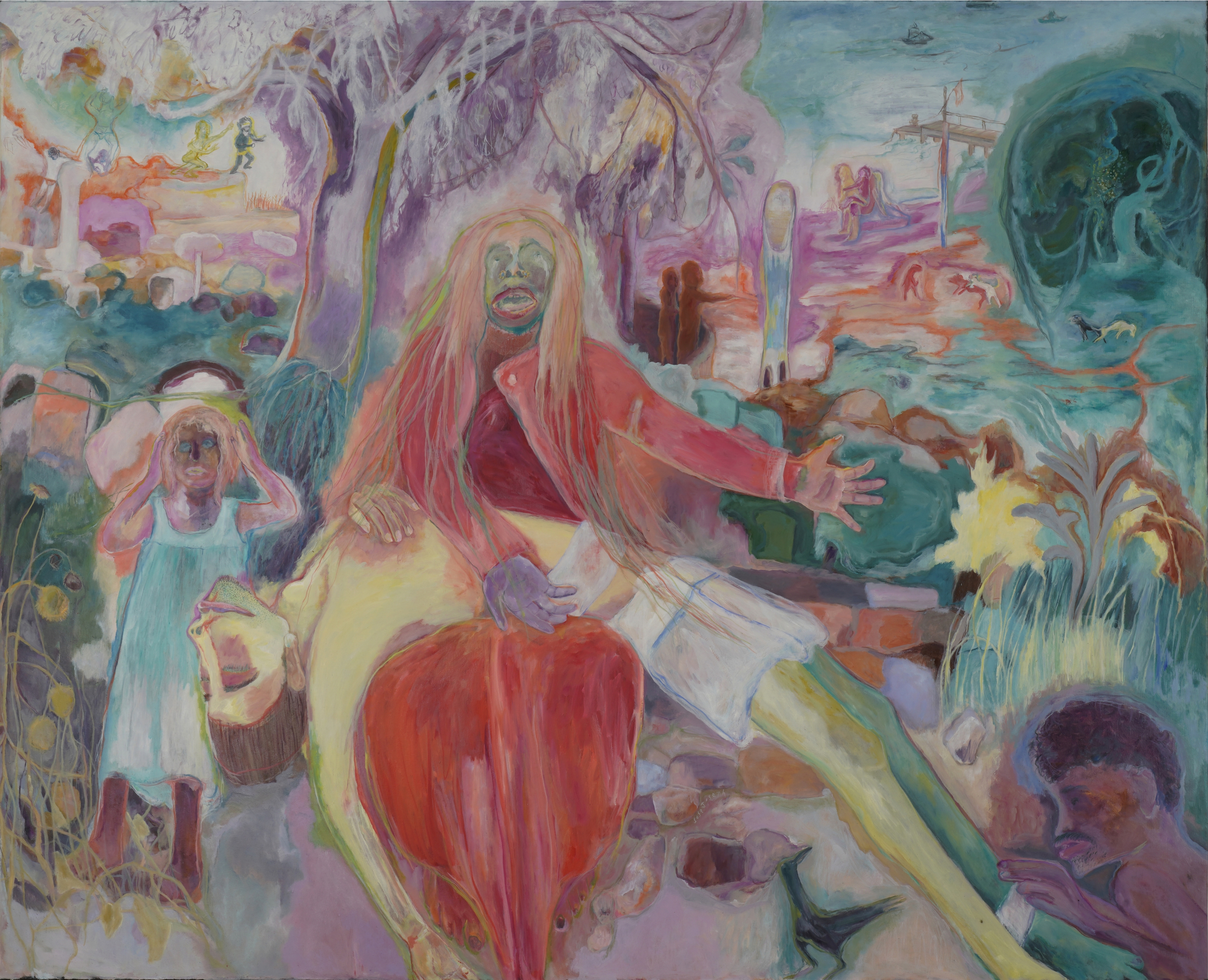 SOSA JOSEPH

Piet&amp;agrave;, 2019-20

Oil on canvas

68 x 84 in / 172.7 x 213.3 cm&amp;nbsp;