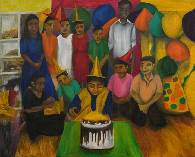 ABAN RAZA

Anamoy&amp;rsquo;s Birthday, 2021

Oil on canvas

48 x 60 in / 122 x 152.4 cm