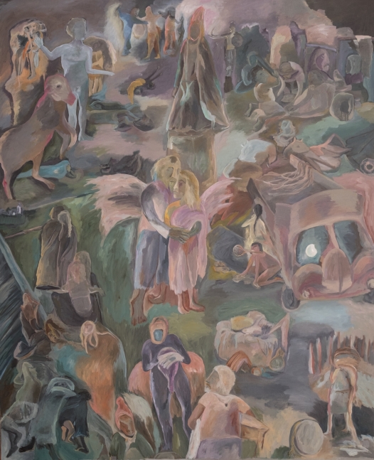 SOSA JOSEPH  Irul the Dark, 2015  Oil on canvas  72 x 60 in / 183 x 152.5 cm